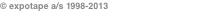 © expotape a/s 1998-2013